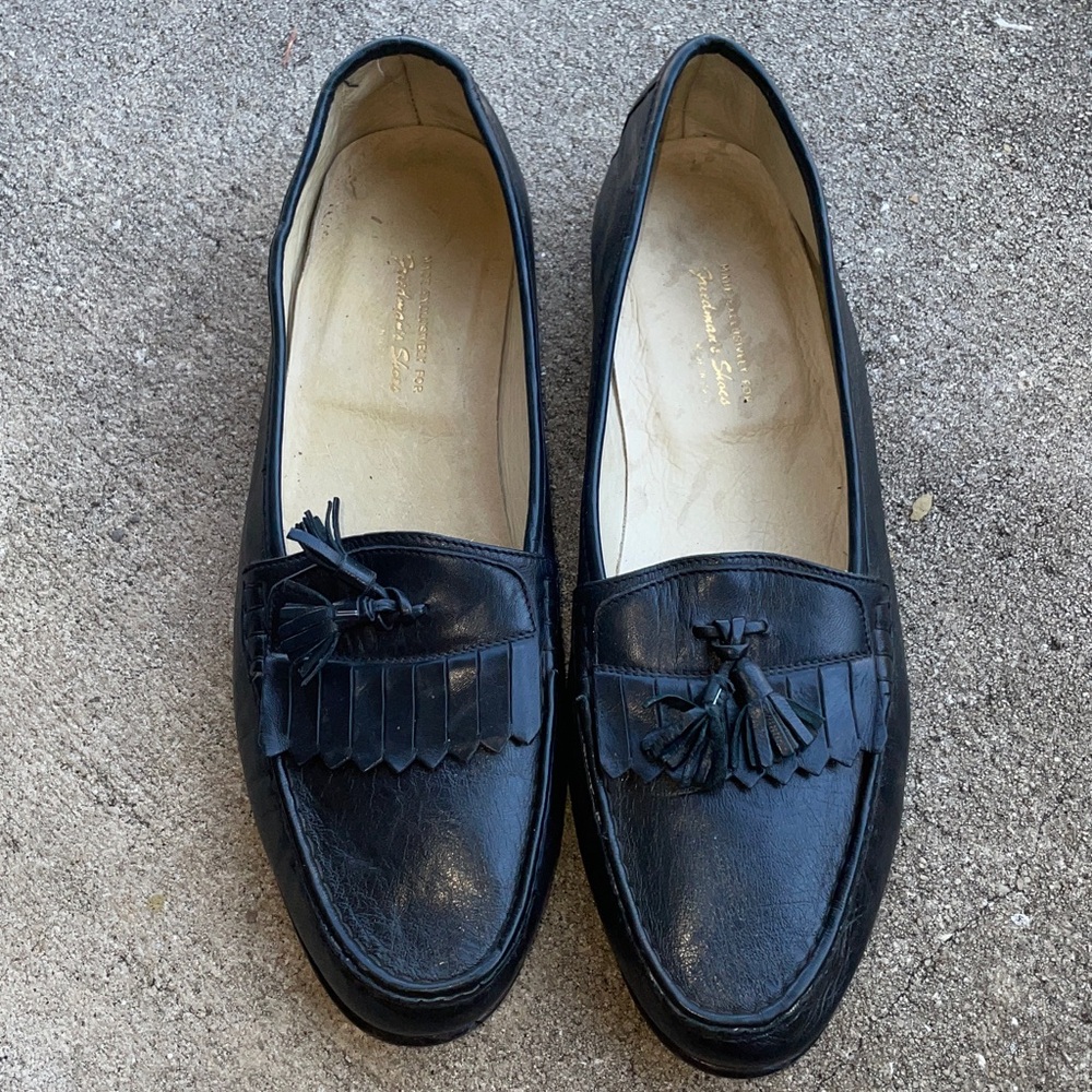 Vero Cuoio Black Leather Loafers